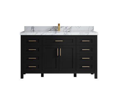 Cambridge 60 in. W x 22 in. D Single Sink Bathroom Vanity - Willow Bath and Vanity