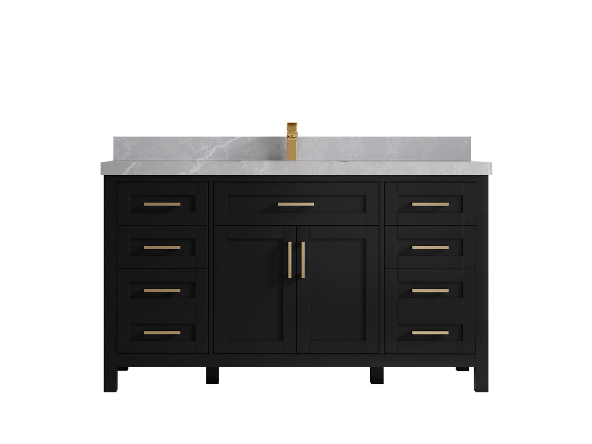 Cambridge 60 in. W x 22 in. D Single Sink Bathroom Vanity - Willow Bath and Vanity