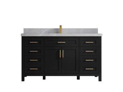 Cambridge 60 in. W x 22 in. D Single Sink Bathroom Vanity - Willow Bath and Vanity