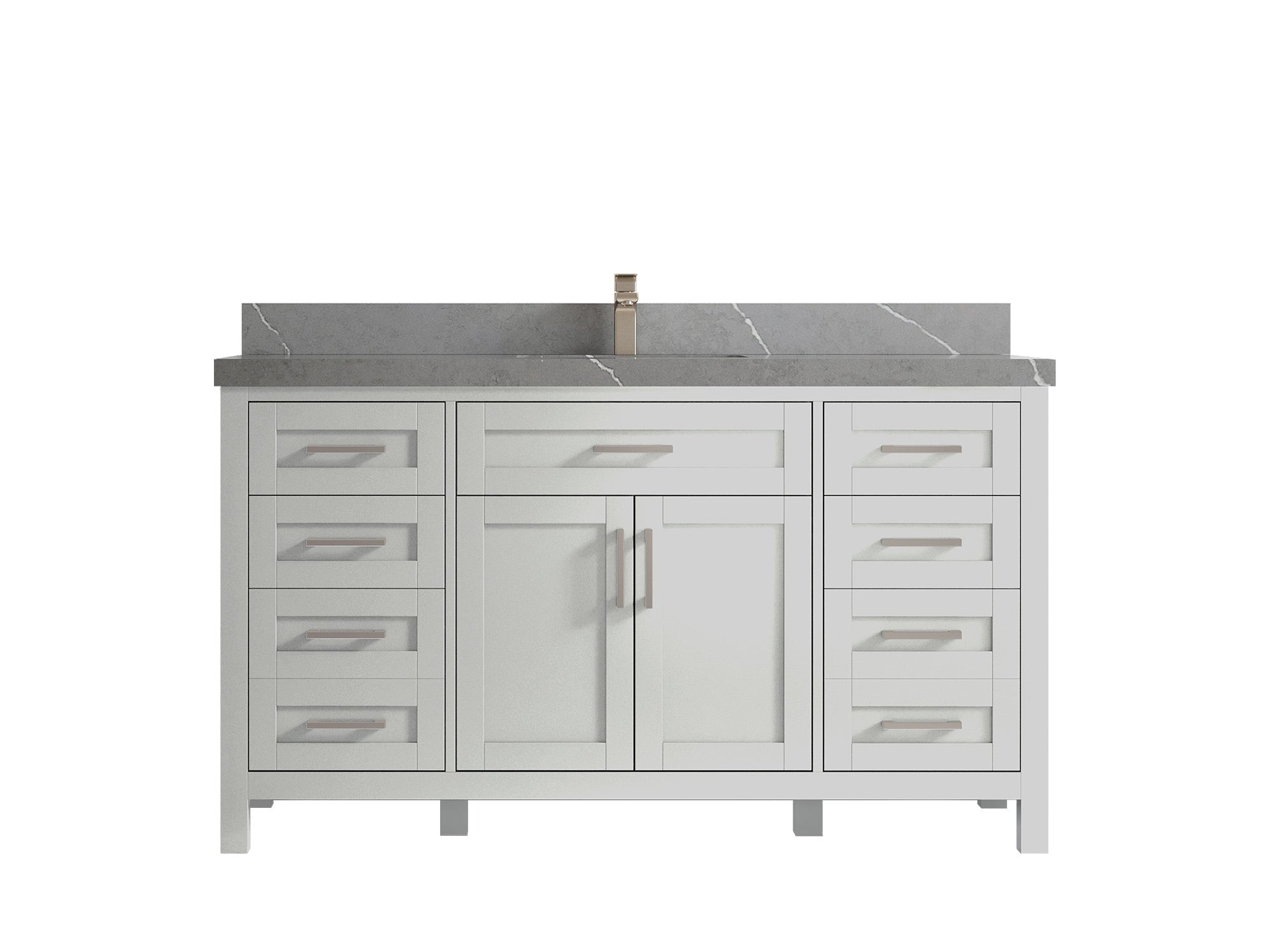 Cambridge 60 in. W x 22 in. D Single Sink Bathroom Vanity - Willow Bath and Vanity