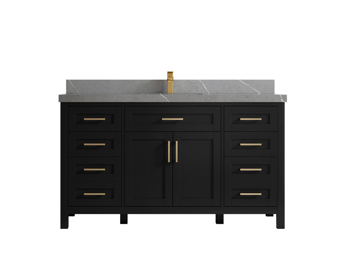 Cambridge 60 in. W x 22 in. D Single Sink Bathroom Vanity - Willow Bath and Vanity