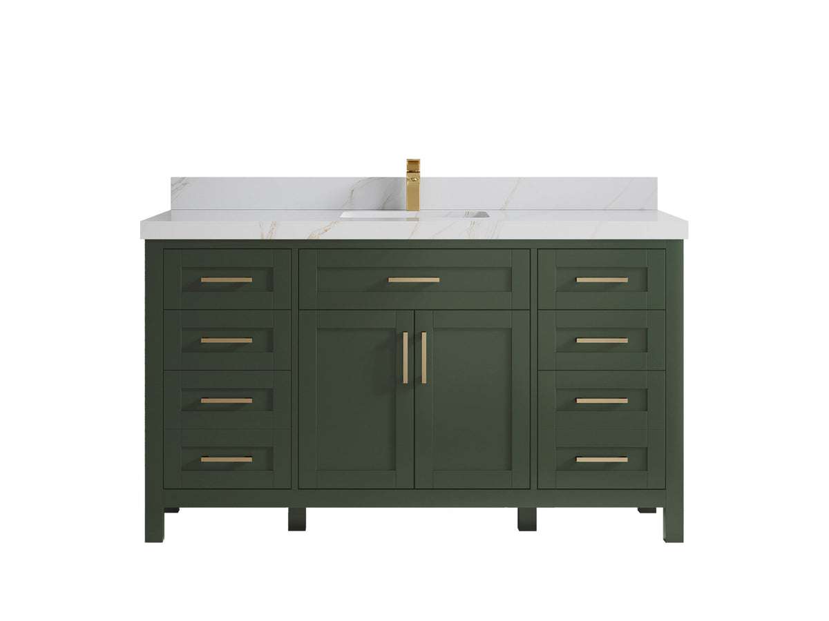 Cambridge 60 in. W x 22 in. D Single Sink Bathroom Vanity - Willow Bath and Vanity