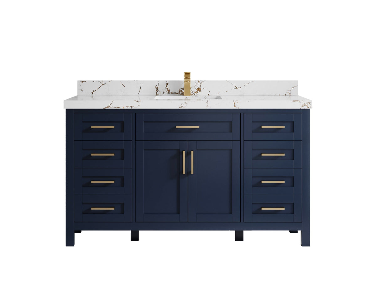 Cambridge 60 in. W x 22 in. D Single Sink Bathroom Vanity - Willow Bath and Vanity