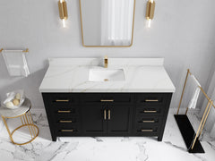 Cambridge 60 in. W x 22 in. D Single Sink Bathroom Vanity - photo 21