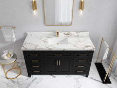 Cambridge 60 in. W x 22 in. D Single Sink Bathroom Vanity - photo 41