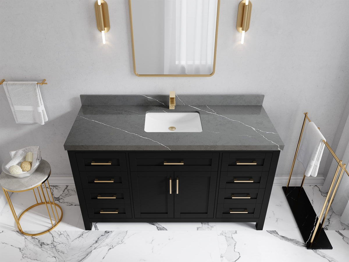 Cambridge 60 in. W x 22 in. D Single Sink Bathroom Vanity - Willow Bath and Vanity