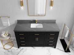 Cambridge 60 in. W x 22 in. D Single Sink Bathroom Vanity - photo 37