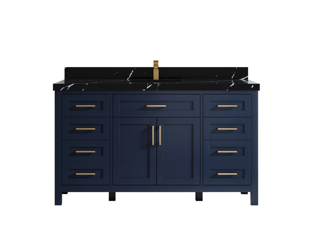 Cambridge 60 in. W x 22 in. D Single Sink Bathroom Vanity - Willow Bath and Vanity