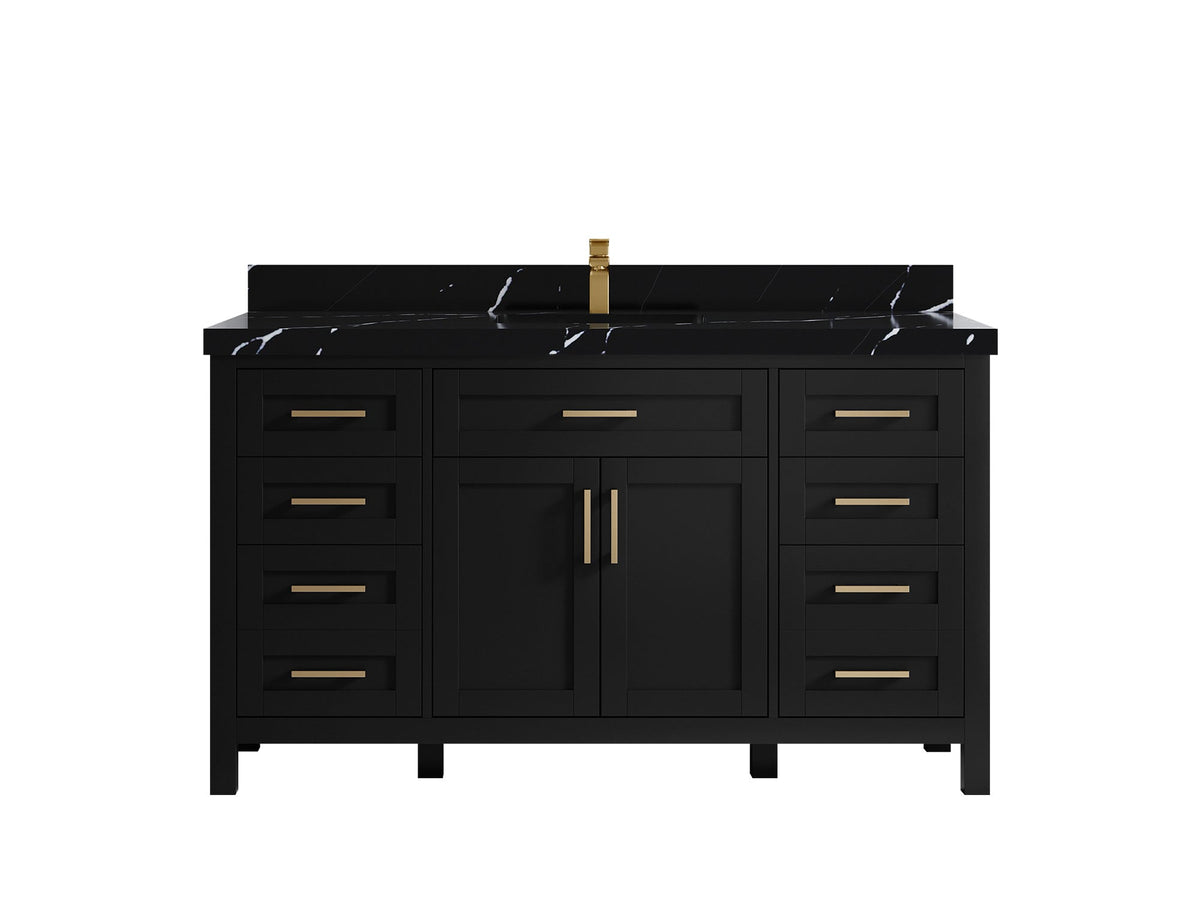 Cambridge 60 in. W x 22 in. D Single Sink Bathroom Vanity - Willow Bath and Vanity