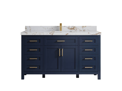Cambridge 60 in. W x 22 in. D Single Sink Bathroom Vanity - Willow Bath and Vanity