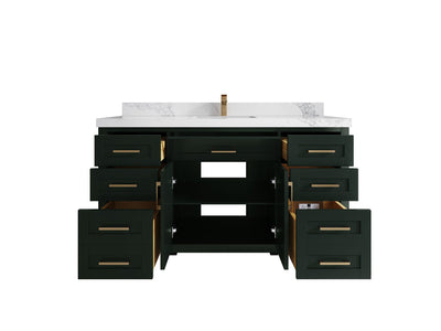 Cambridge 60 in. W x 22 in. D Single Sink Bathroom Vanity - Willow Bath and Vanity