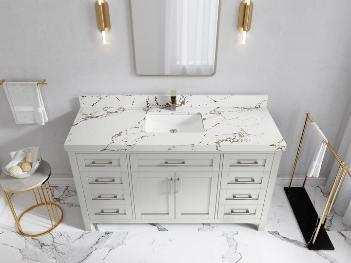 Cambridge 60 in. W x 22 in. D Single Sink Bathroom Vanity - photo 38