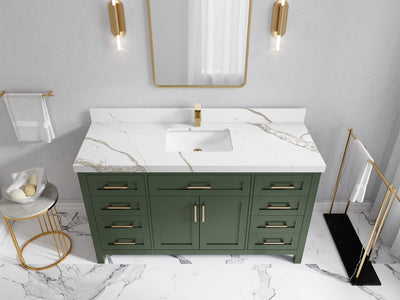 Cambridge 60 in. W x 22 in. D Single Sink Bathroom Vanity - Willow Bath and Vanity