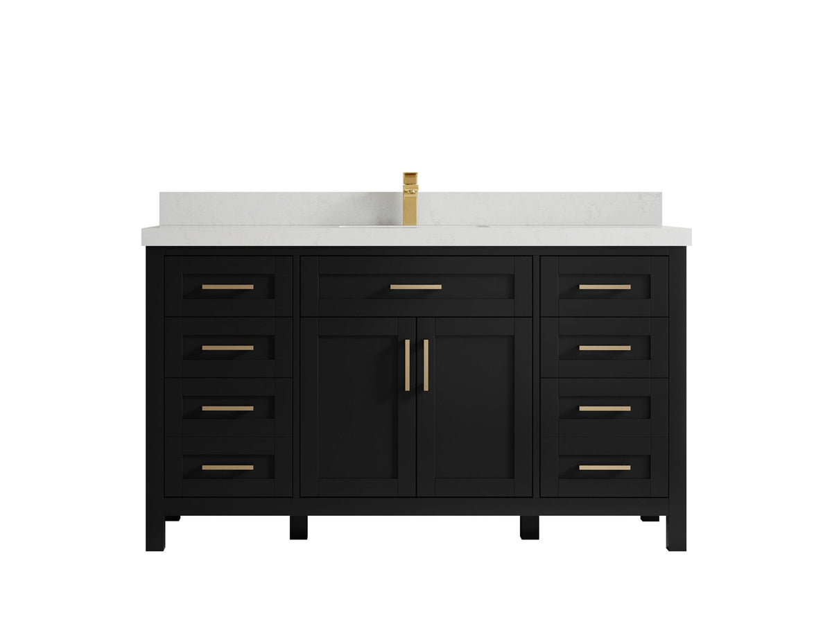 Cambridge 60 in. W x 22 in. D Single Sink Bathroom Vanity - Willow Bath and Vanity