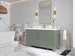 Cambridge 60 in. W x 22 in. D Single Sink Bathroom Vanity - photo 2