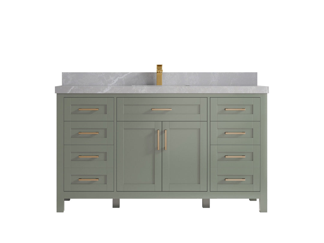 Cambridge 60 in. W x 22 in. D Single Sink Bathroom Vanity - Willow Bath and Vanity