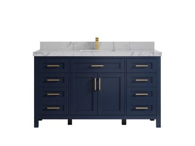 Cambridge 60 in. W x 22 in. D Single Sink Bathroom Vanity - Willow Bath and Vanity