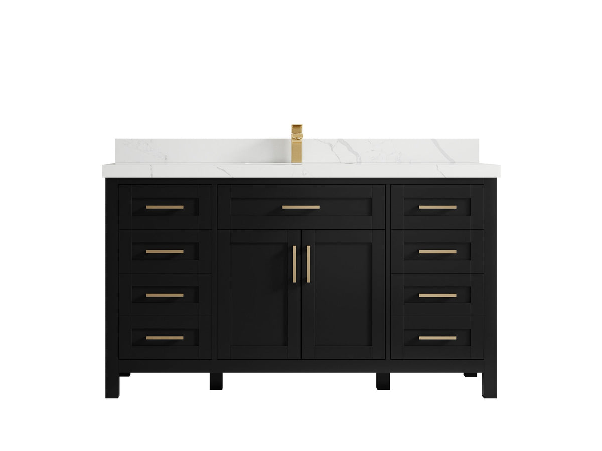 Cambridge 60 in. W x 22 in. D Single Sink Bathroom Vanity - Willow Bath and Vanity