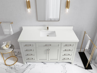 Cambridge 60 in. W x 22 in. D Single Sink Bathroom Vanity - Willow Bath and Vanity