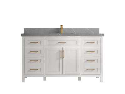 Cambridge 60 in. W x 22 in. D Single Sink Bathroom Vanity - Willow Bath and Vanity