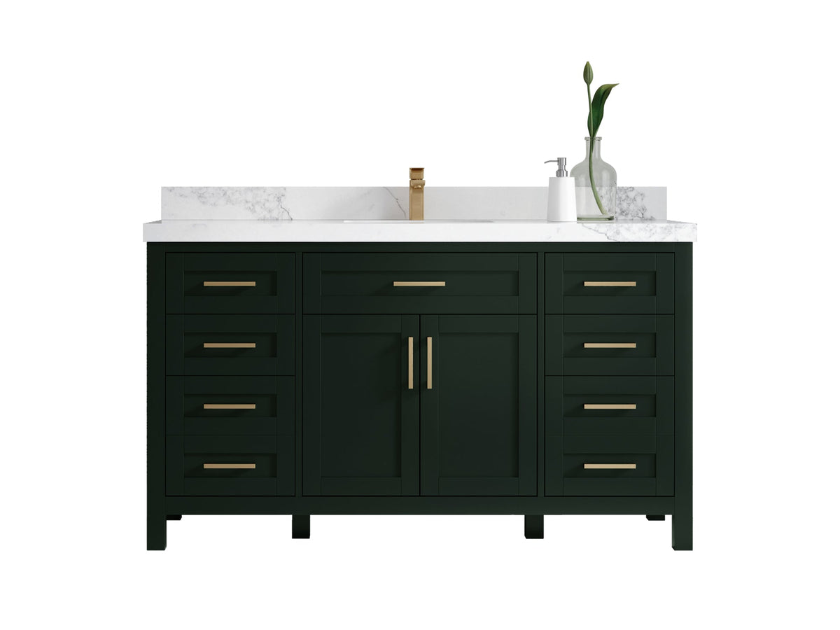 Cambridge 60 in. W x 22 in. D Single Sink Bathroom Vanity - Willow Bath and Vanity