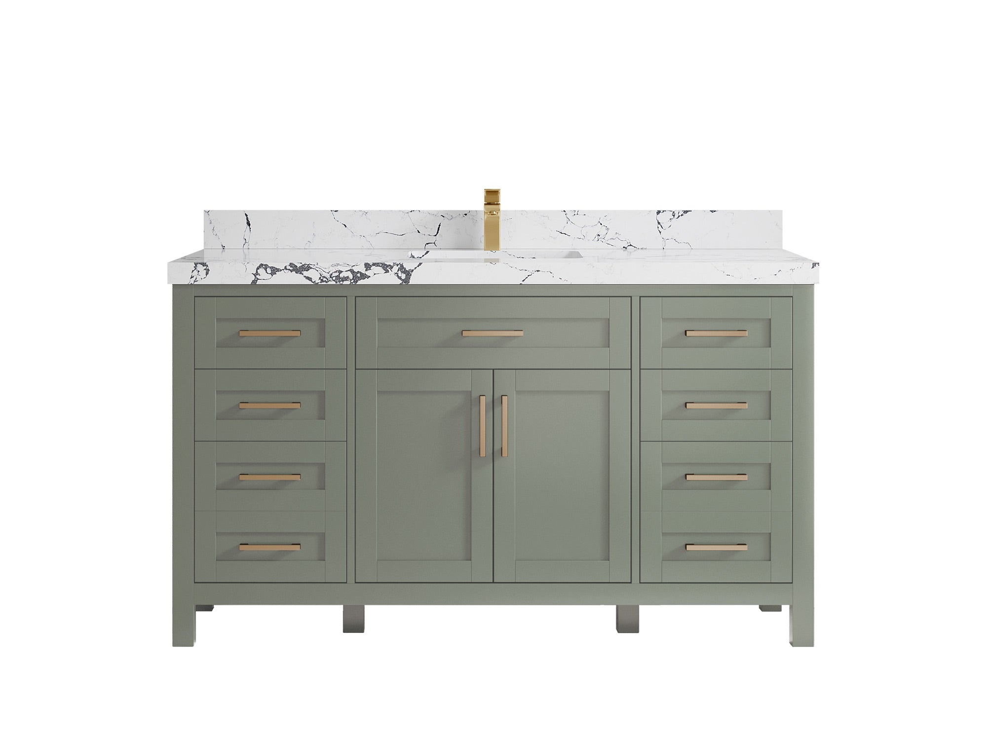 Cambridge 60 in. W x 22 in. D Single Sink Bathroom Vanity - Willow Bath and Vanity
