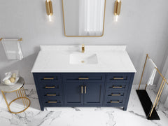 Cambridge 60 in. W x 22 in. D Single Sink Bathroom Vanity - photo 34