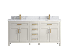 Cambridge 72 in. W x 22 in. D Double Sink Bathroom Vanity - photo 21