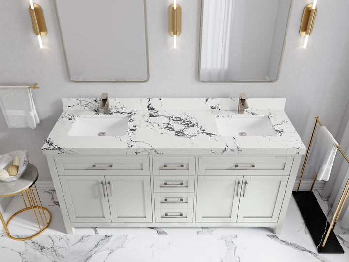 Cambridge 72 in. W x 22 in. D Double Sink Bathroom Vanity - photo 42