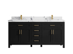 Cambridge 72 in. W x 22 in. D Double Sink Bathroom Vanity - photo 38