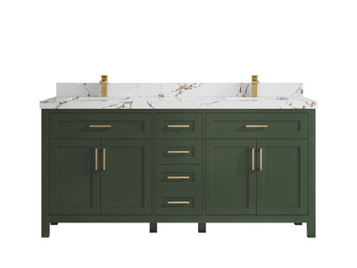 Cambridge 72 in. W x 22 in. D Double Sink Bathroom Vanity - Willow Bath and Vanity