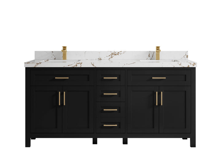 Cambridge 72 in. W x 22 in. D Double Sink Bathroom Vanity - photo 39