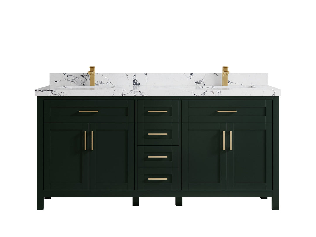 Cambridge 72 in. W x 22 in. D Double Sink Bathroom Vanity - Willow Bath and Vanity
