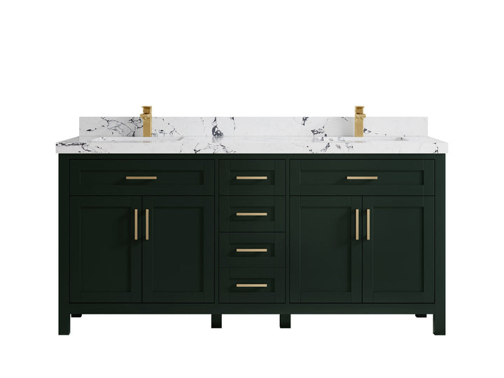 Cambridge 72 in. W x 22 in. D Double Sink Bathroom Vanity - photo 48