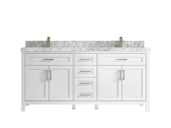 Cambridge 72 in. W x 22 in. D Double Sink Bathroom Vanity - photo 29