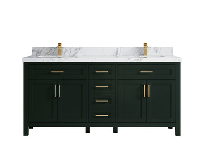 Cambridge 72 in. W x 22 in. D Double Sink Bathroom Vanity - Willow Bath and Vanity