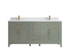 Cambridge 72 in. W x 22 in. D Double Sink Bathroom Vanity - photo 25