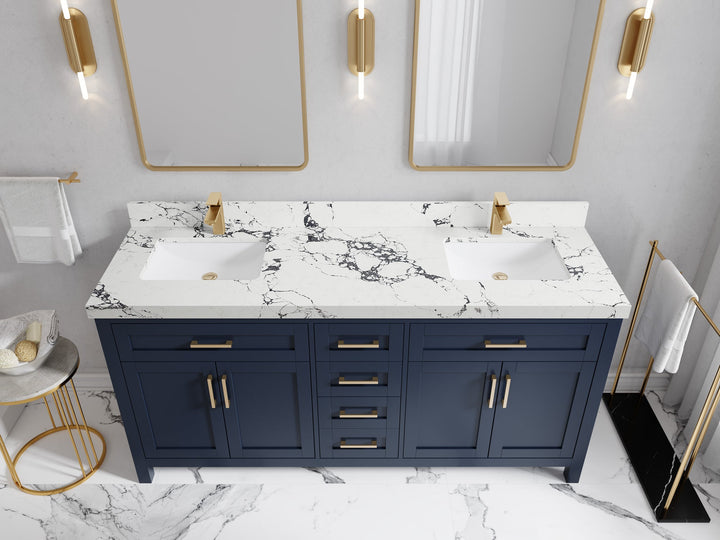 Cambridge 72 in. W x 22 in. D Double Sink Bathroom Vanity - photo 34