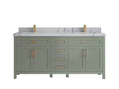 Cambridge 72 in. W x 22 in. D Double Sink Bathroom Vanity - photo 39