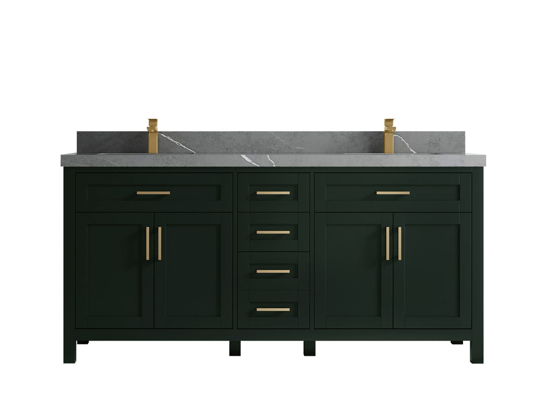 Cambridge 72 in. W x 22 in. D Double Sink Bathroom Vanity - Willow Bath and Vanity