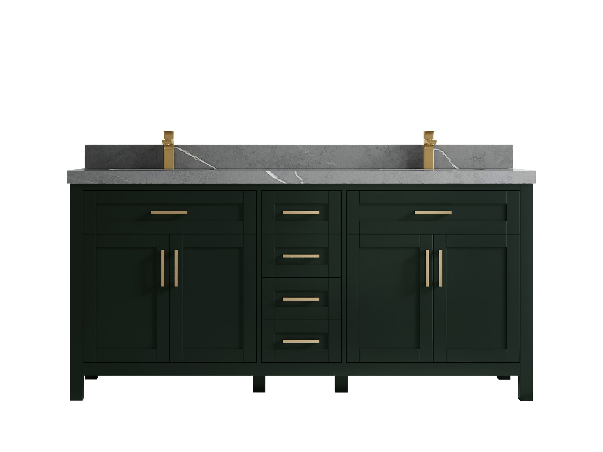 Cambridge 72 in. W x 22 in. D Double Sink Bathroom Vanity - Willow Bath and Vanity
