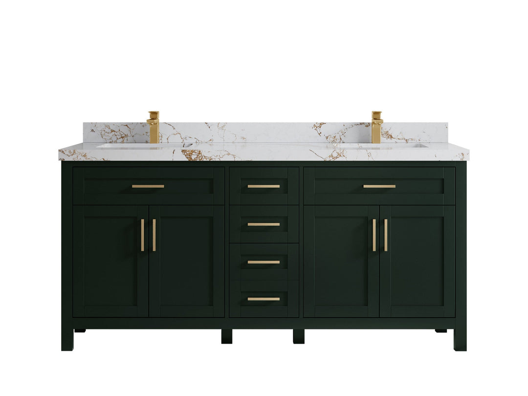 Cambridge 72 in. W x 22 in. D Double Sink Bathroom Vanity - Willow Bath and Vanity