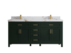 Cambridge 72 in. W x 22 in. D Double Sink Bathroom Vanity - photo 46