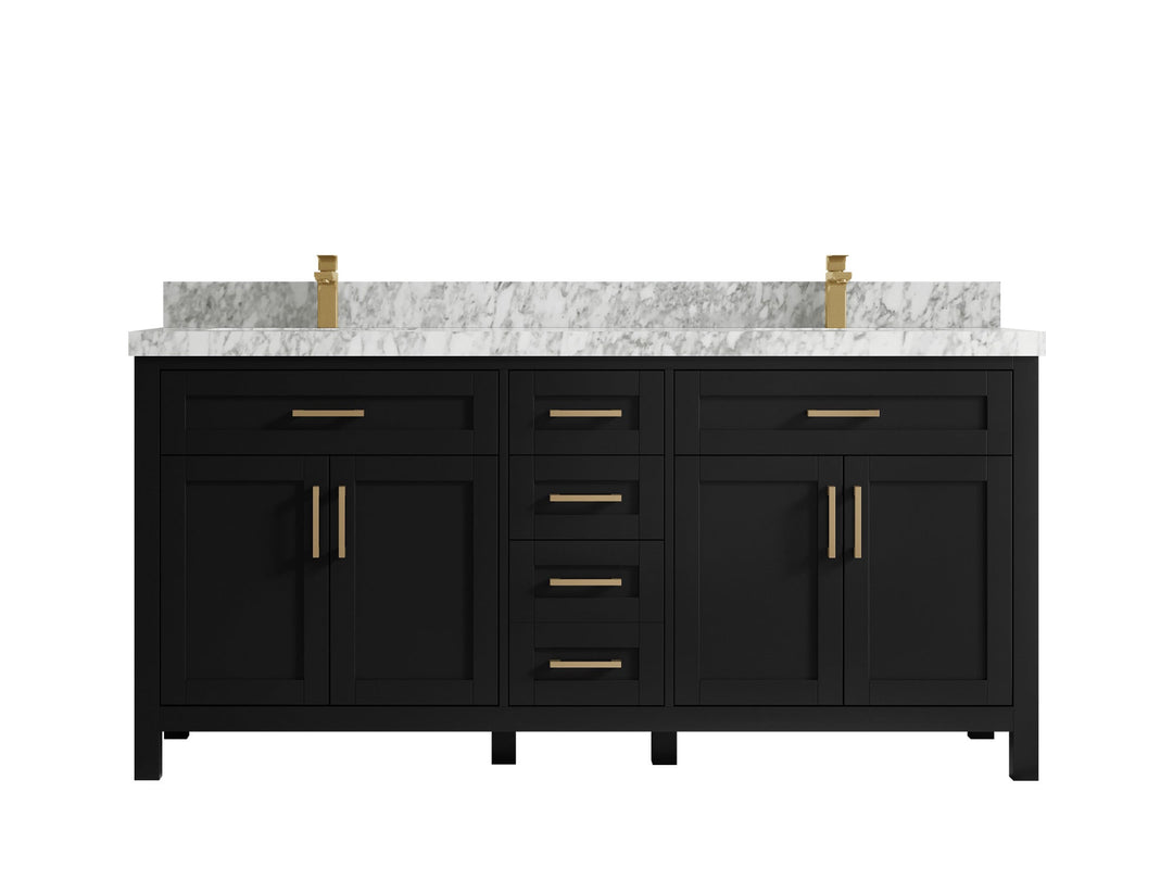Cambridge 72 in. W x 22 in. D Double Sink Bathroom Vanity - Willow Bath and Vanity
