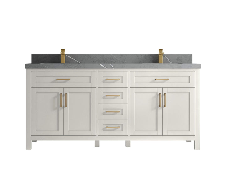 Cambridge 72 in. W x 22 in. D Double Sink Bathroom Vanity - photo 31