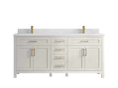 Cambridge 72 in. W x 22 in. D Double Sink Bathroom Vanity - photo 47