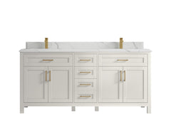 Cambridge 72 in. W x 22 in. D Double Sink Bathroom Vanity - photo 45