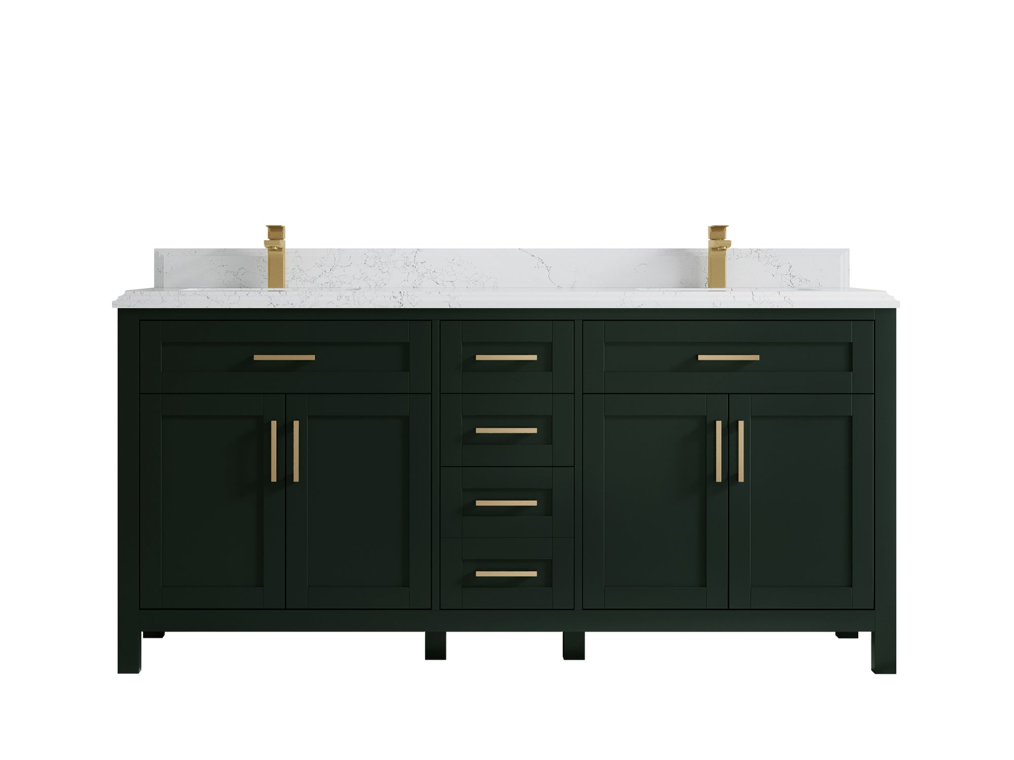 Cambridge 72 in. W x 22 in. D Double Sink Bathroom Vanity - Willow Bath and Vanity