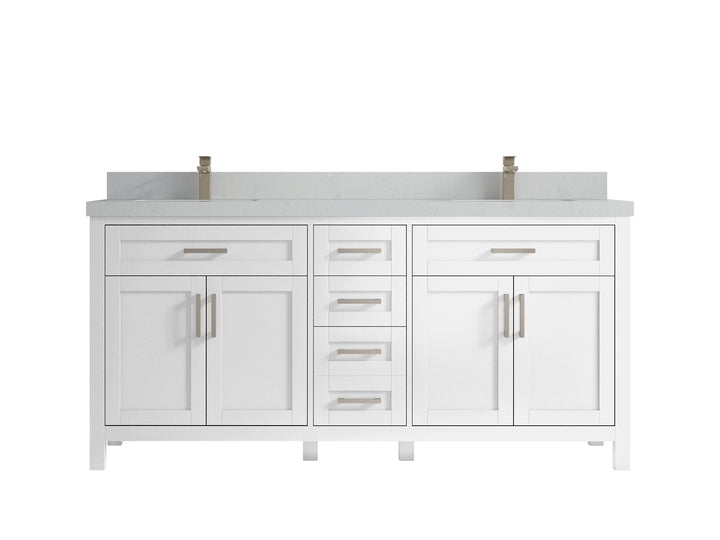 Cambridge 72 in. W x 22 in. D Double Sink Bathroom Vanity - photo 31