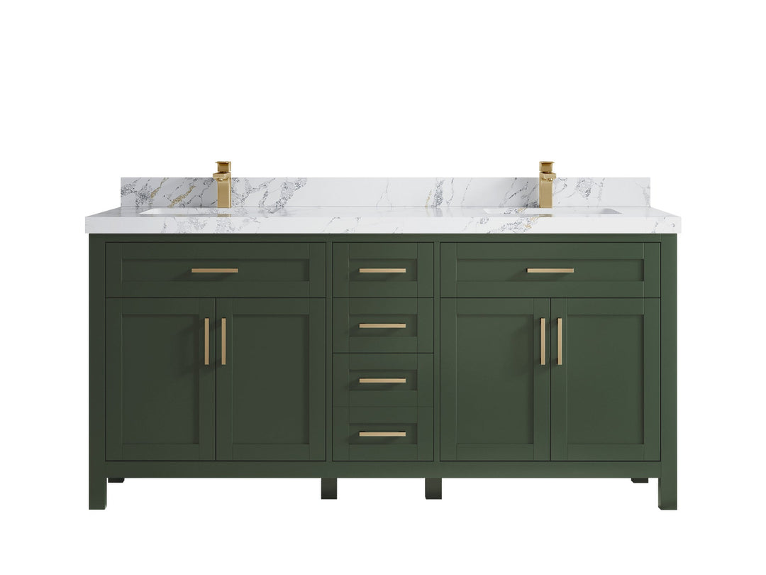 Cambridge 72 in. W x 22 in. D Double Sink Bathroom Vanity - Willow Bath and Vanity